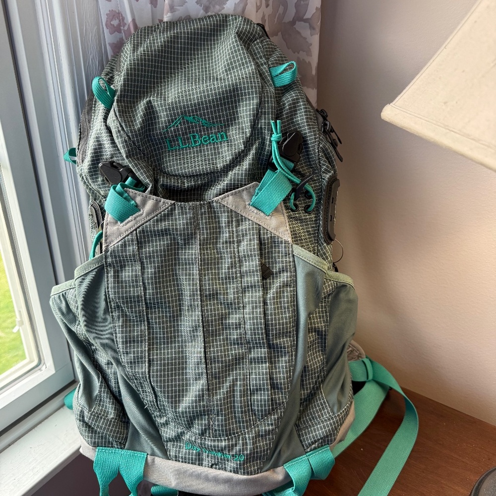 LL Bean light weight hiking backpack NEW